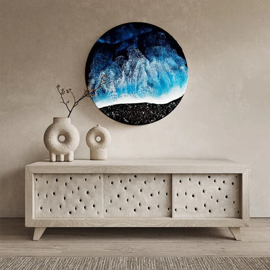 Angelite Resin Wall Art