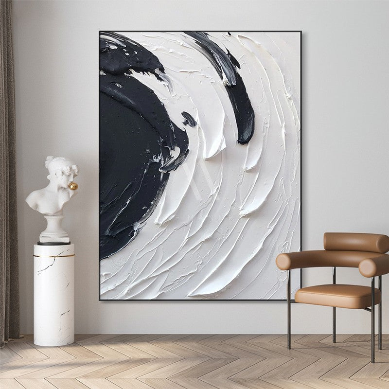 Kalligraphia Minimalist Abstract Oil Painting