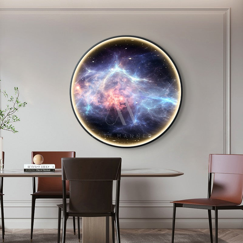 A Cosmic Storm LED Wall Art