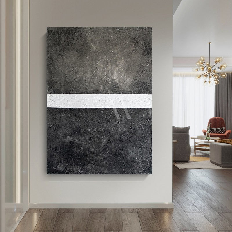 Division Minimalist Abstract Oil Painting