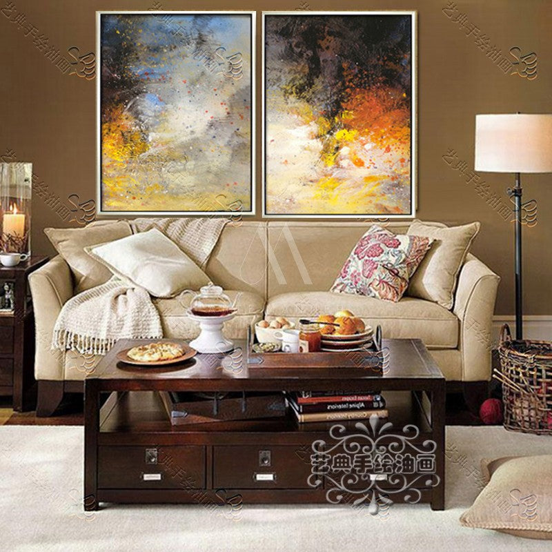 Vision Modern Abstract Oil Painting (Set of 3)