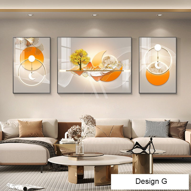 Infinite Summer Modern Abstract Wall Art