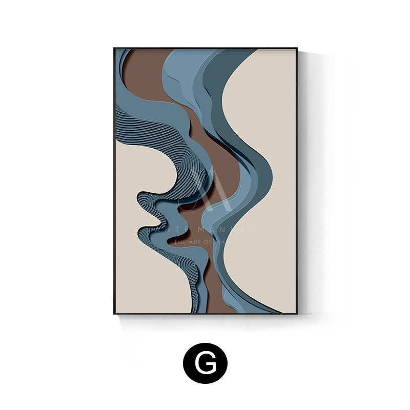 Serene Space Modern Abstract Wall Art