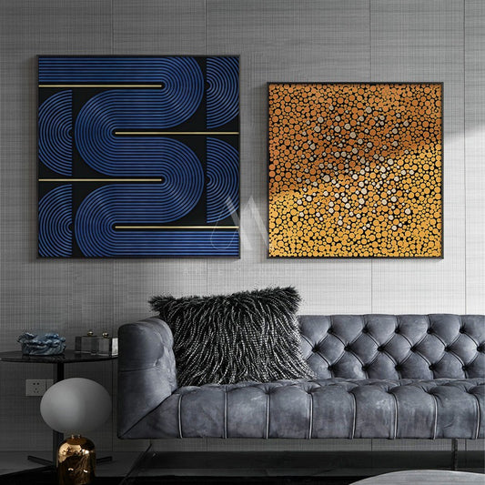 Whispers of the Mind Modern Abstract 3D Wall Art