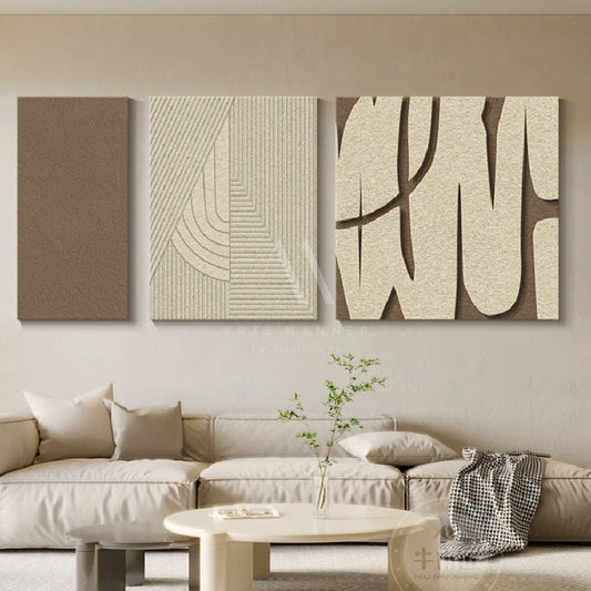 Eternal Search Modern 3D Wall Art (Set of 3)