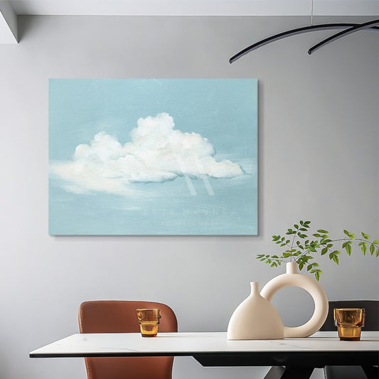 Head In The Clouds Modern Oil Painting