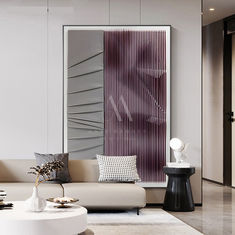 The Geometry of the Earth Modern Abstract 3D Wall Art