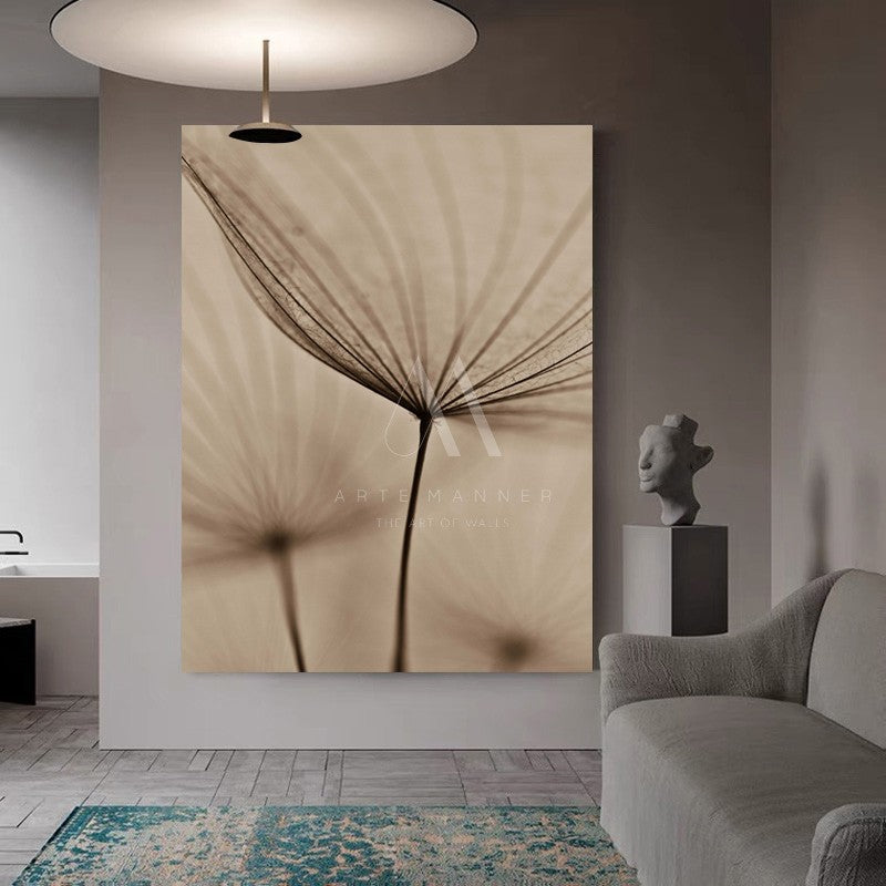 Dandelion Minimalist Wall Art