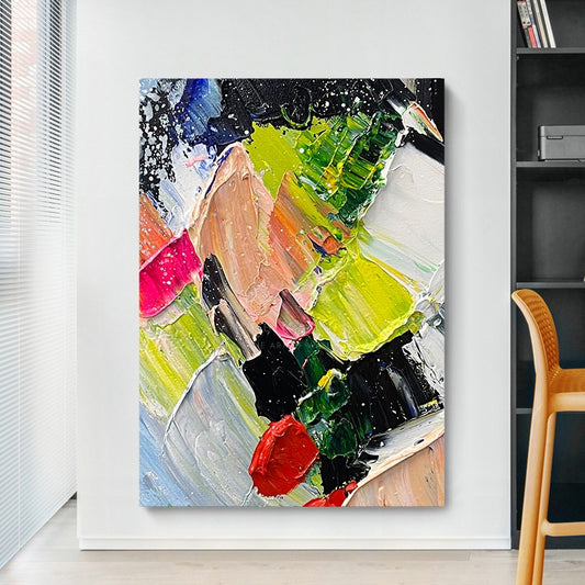 Labyrinthe Modern Abstract Oil Painting