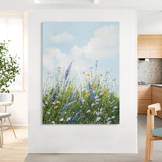 Love of Lavender Modern Oil Painting