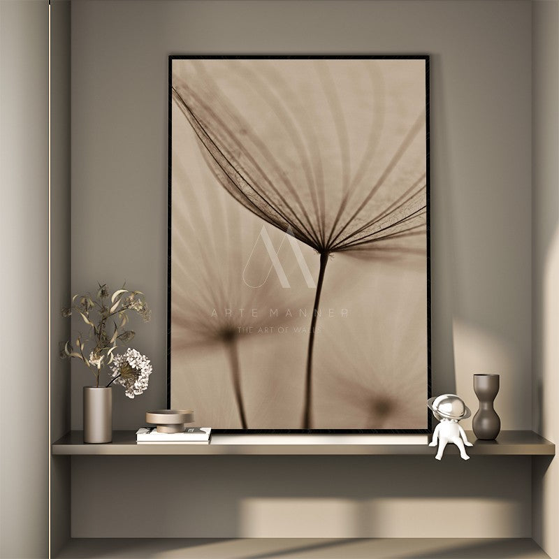 Dandelion Minimalist Wall Art