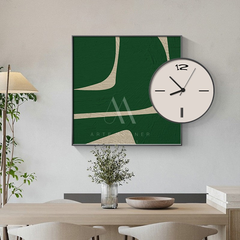 Statement Abstract Wall Art Clock