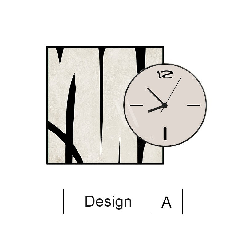 Statement Abstract Wall Art Clock