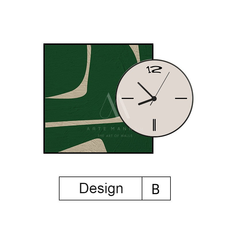 Statement Abstract Wall Art Clock