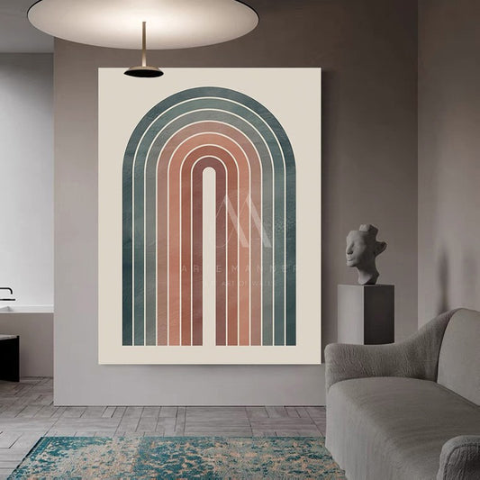 Dwelling in the Earth Modern Abstract Wall Art