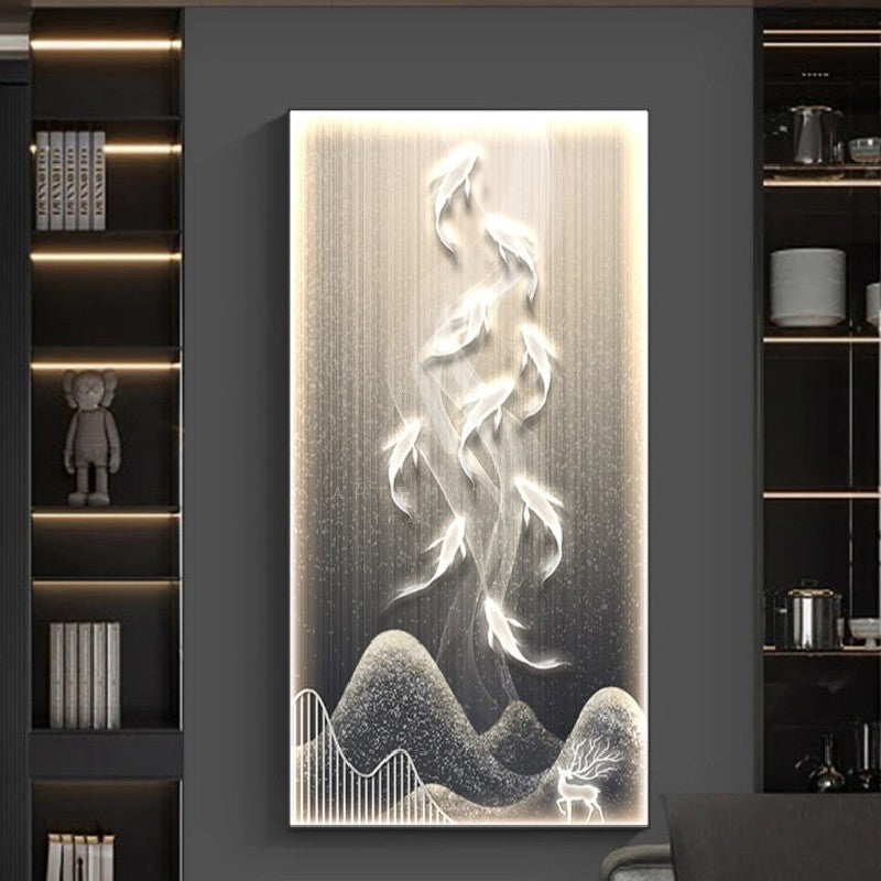 Upstream Modern LED Wall Art