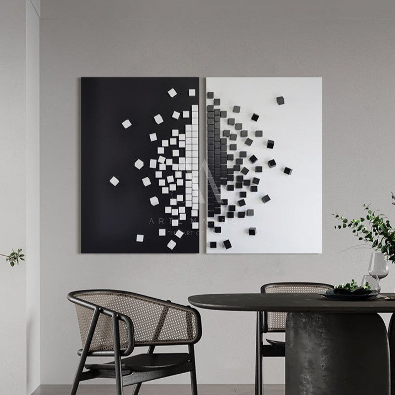 Undesirable Duty Modern Abstract 3D Wall Art