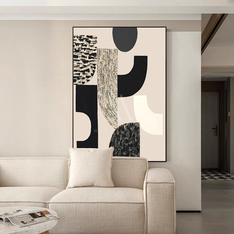 The Birth of History Modern Abstract Wall Art