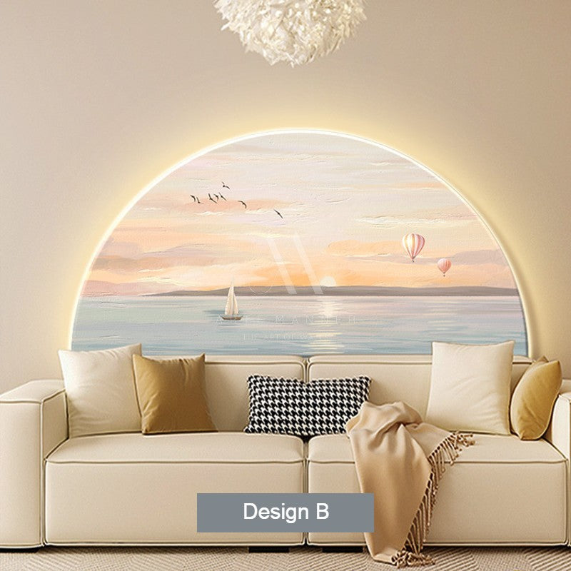 Diligent Ambition Modern LED Wall Art