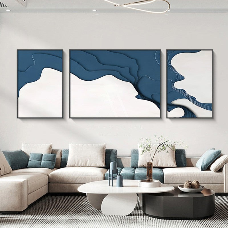 Ignoring the Past Modern Abstract 3D Wall Art (Set of 3)