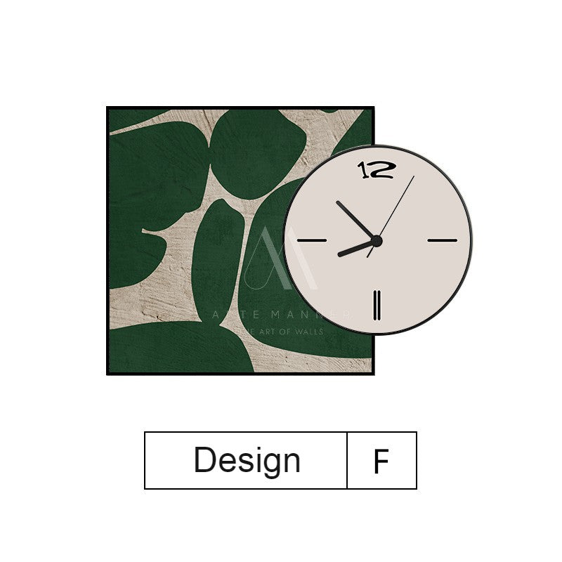 Statement Abstract Wall Art Clock