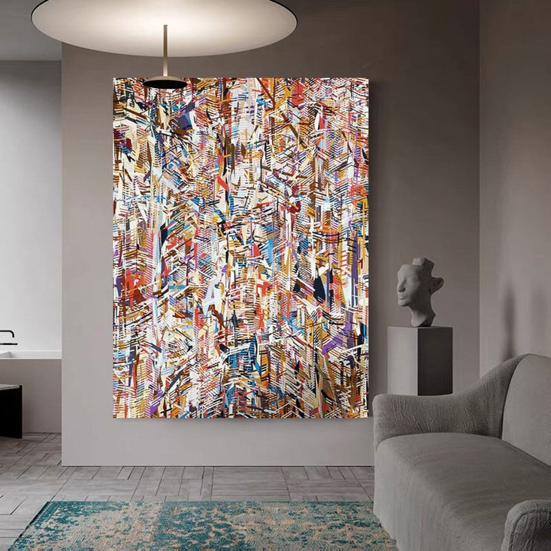 A Mad Wonderland Modern Abstract Oil Painting