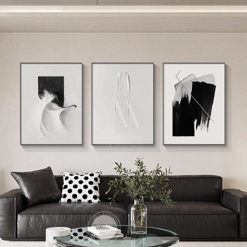 Life And Soul Minimalist Abstract Wall Art (Set of 3)