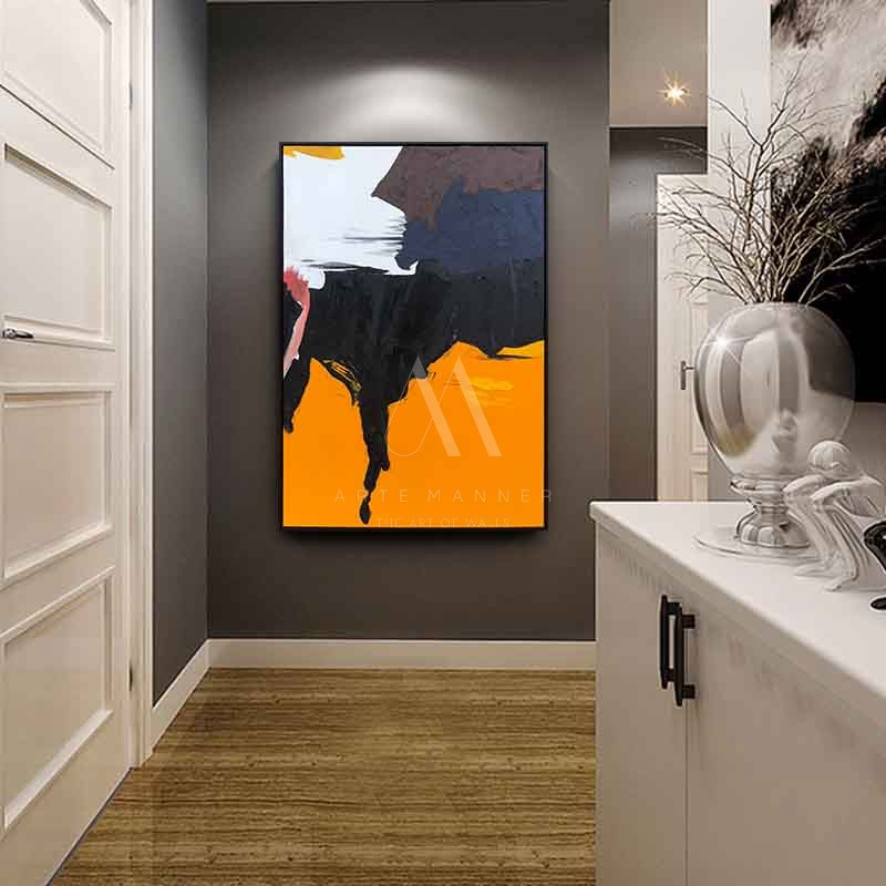 Conquering Memory Modern  Abstract Oil Painting