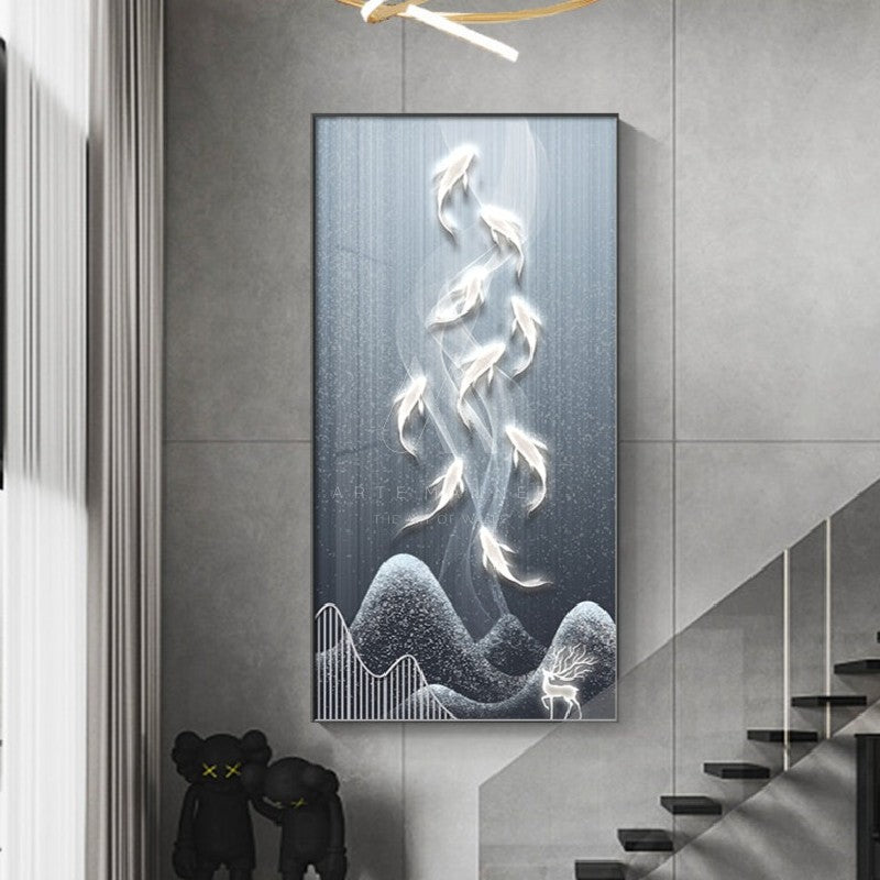 Upstream Modern LED Wall Art