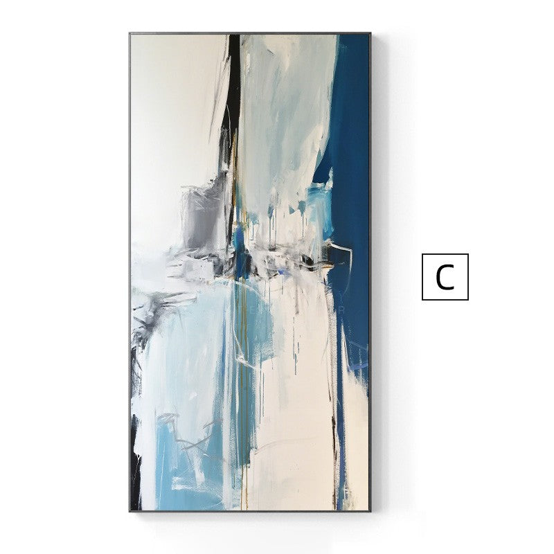 Cobalt Modern Abstract Oil Painting