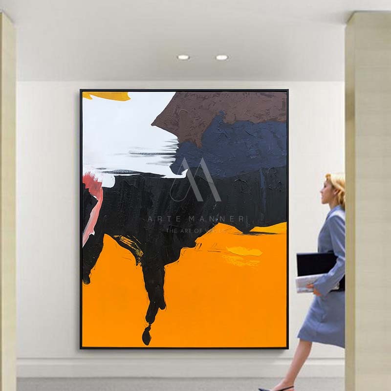 Conquering Memory Modern  Abstract Oil Painting