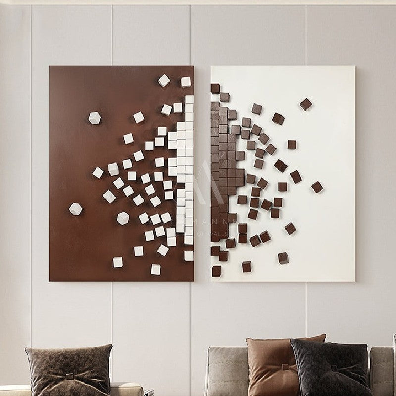 Undesirable Duty Modern Abstract 3D Wall Art