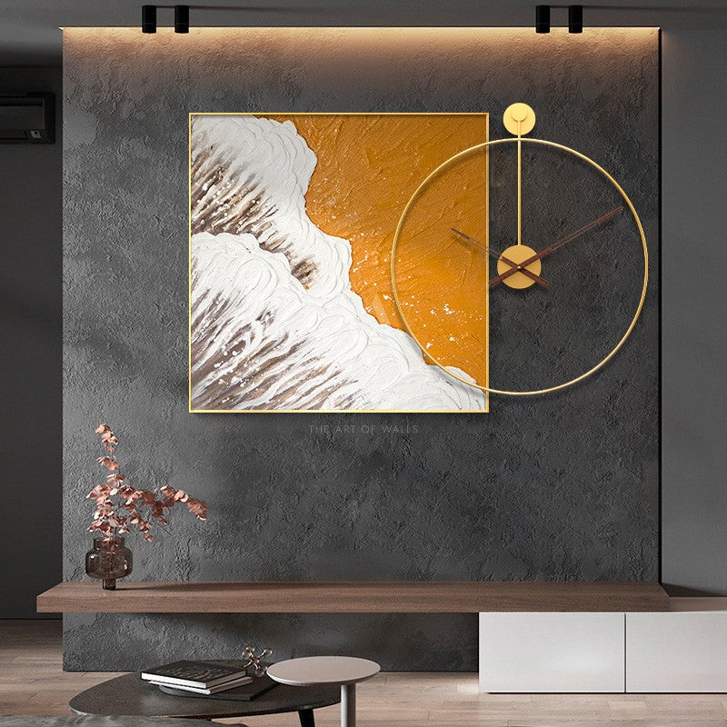 Frontiers Abstract Wall Art Clock