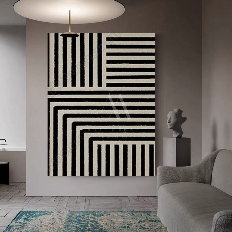 A Maze Minimalist Abstract Wall Art