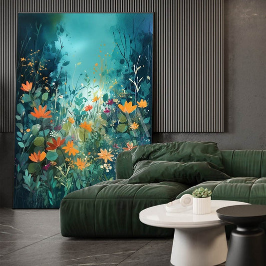 Vision of Nature Modern Floral Wall Art