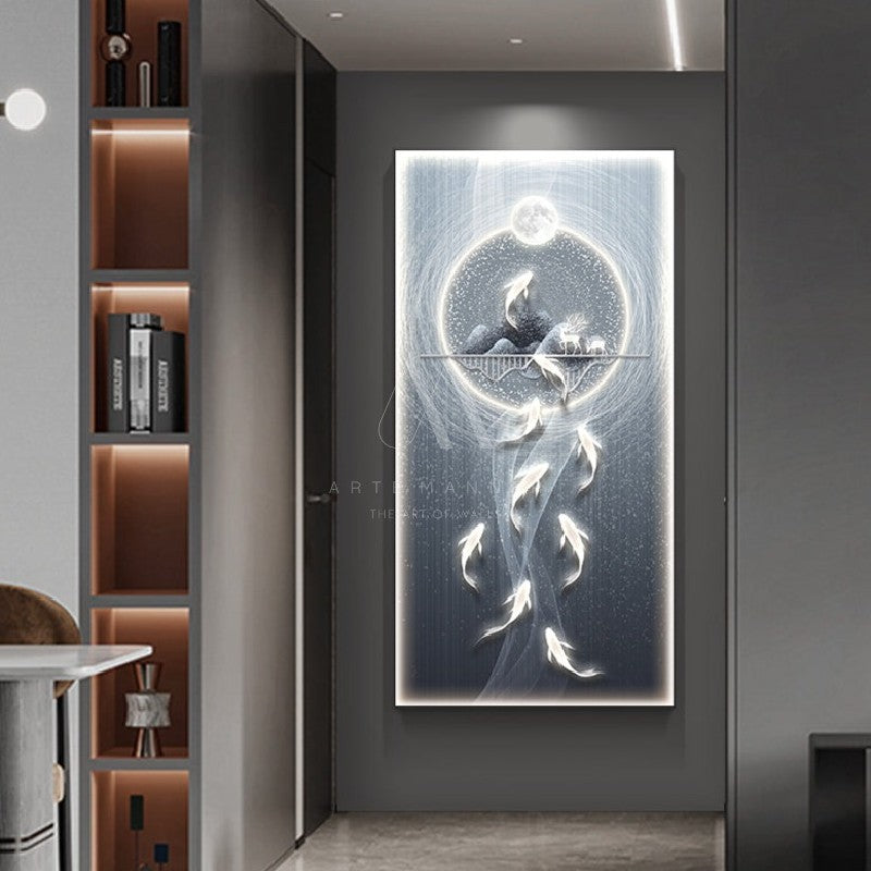 Upstream Modern LED Wall Art