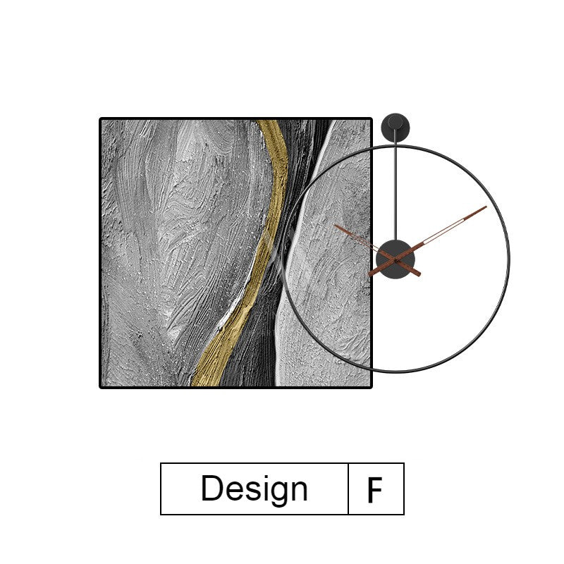 Frontiers Abstract Wall Art Clock