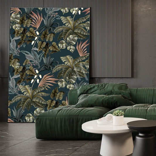 Returning to the Forest Modern Floral Wall Art