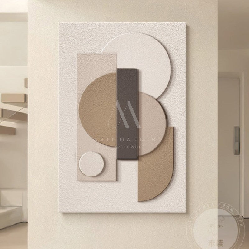 Conscious Mind Modern Abstract 3D Wall Art