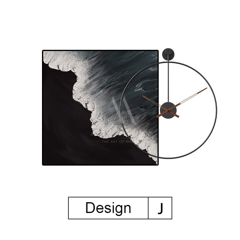 Frontiers Abstract Wall Art Clock