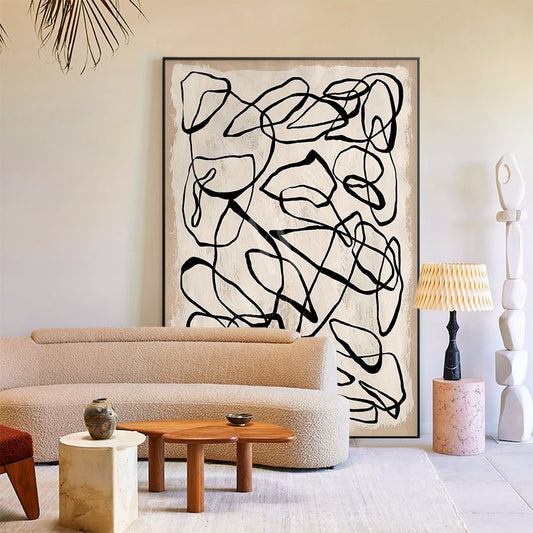 Electric Vizualization Modern Abstract Wall Art