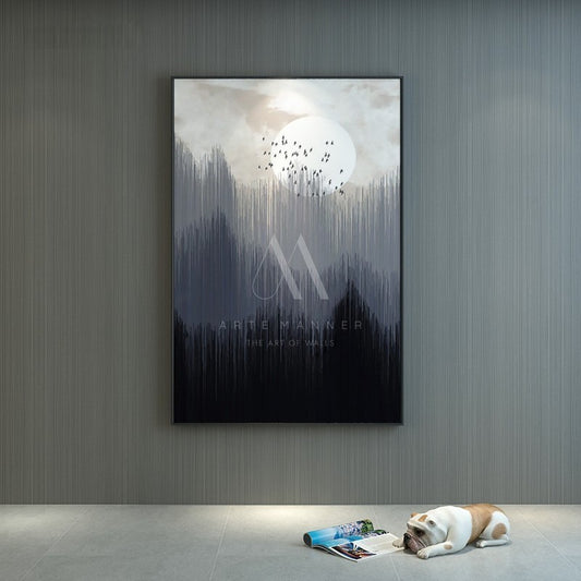 Cold City Modern Abstract Wall Art