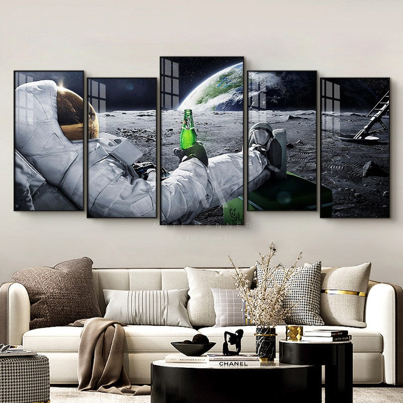 Yestertide Cyberpunk Wall Art (Set of 5)