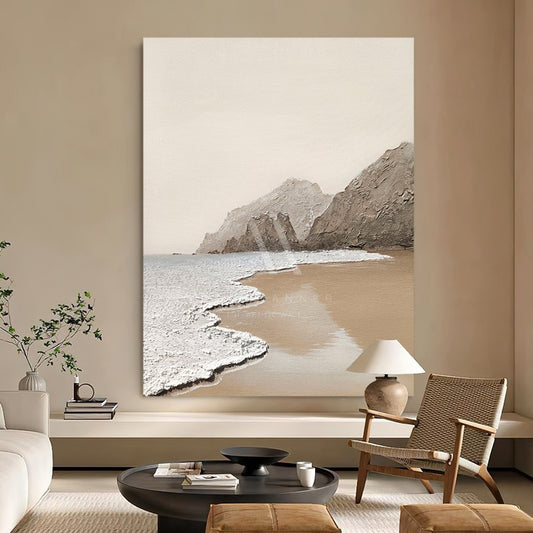 Gentle Tide Modern Oil Painting