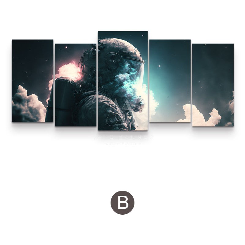 Yestertide Cyberpunk Wall Art (Set of 5)