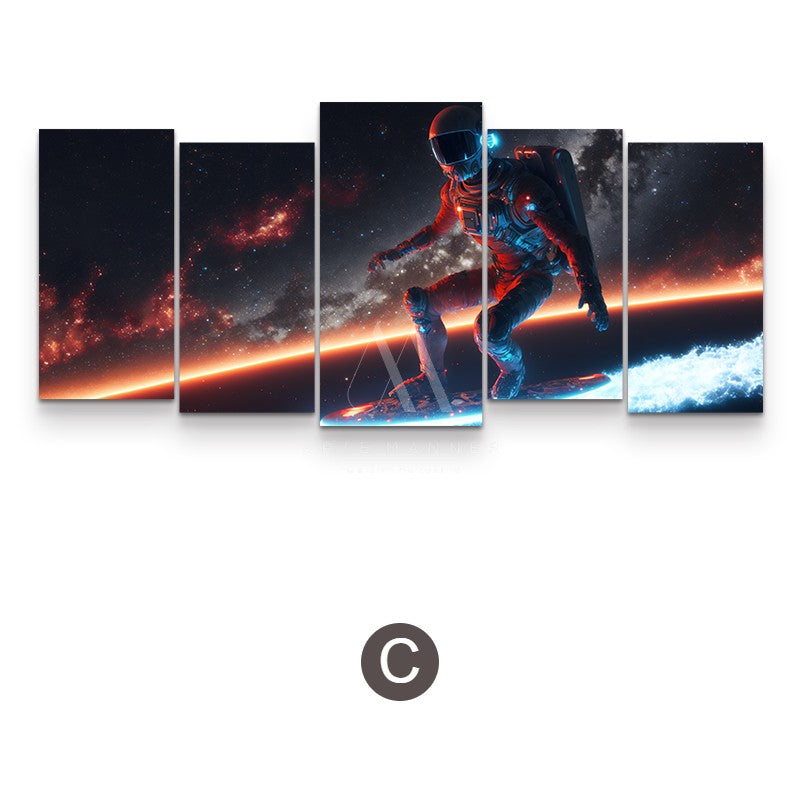 Yestertide Cyberpunk Wall Art (Set of 5)