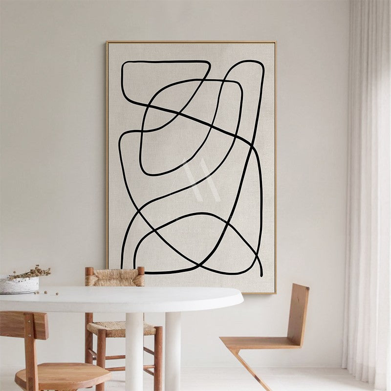 Monologue Minimalist Abstract Wall Art