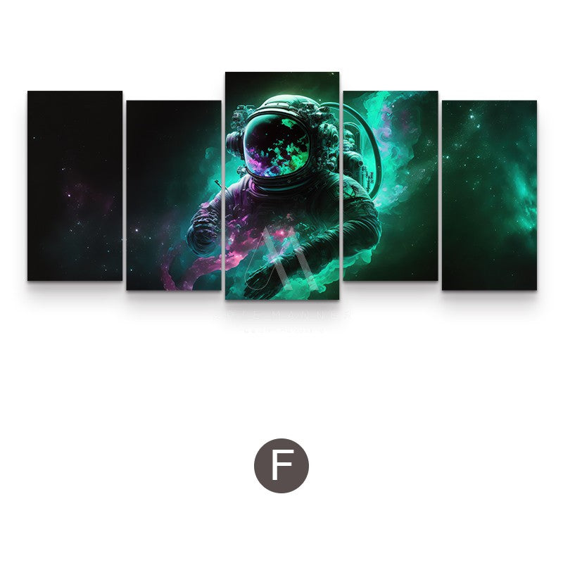 Yestertide Cyberpunk Wall Art (Set of 5)