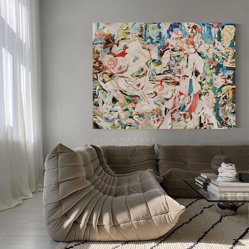 Bewilderment Modern Abstract Oil Painting