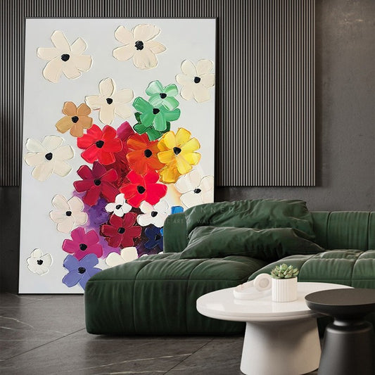 Crush Modern Floral Oil Painting